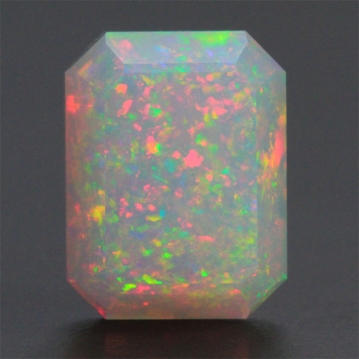 Faceted Hydrophane Welo Ethiopian Opal Gemstone