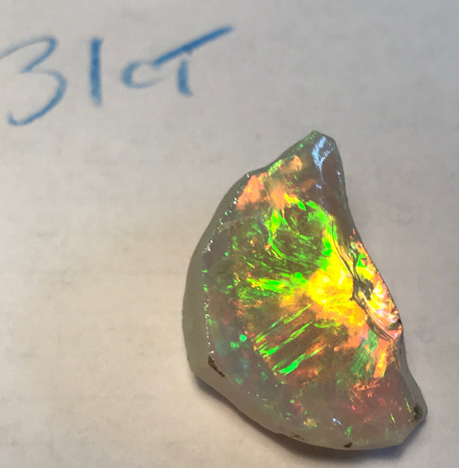 Ethiopian Opal Faceted Rough Preform