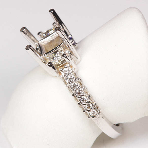 Ladies White Gold Ring Designed By Christopher Michael