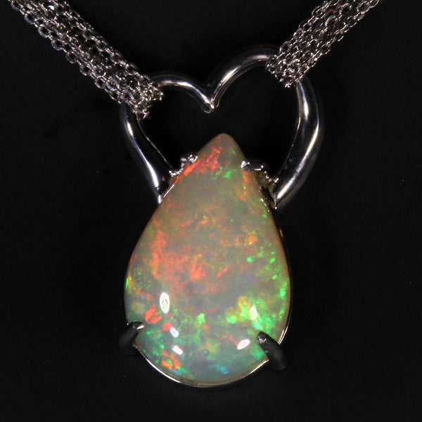 Pear Shaped Opal Necklace 9.31 Carat