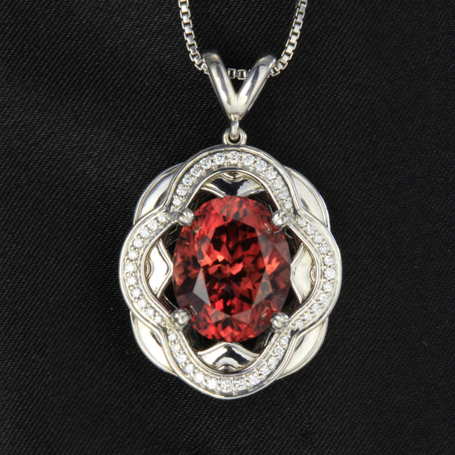 Imperial Zircon Pendant by Christopher Michael