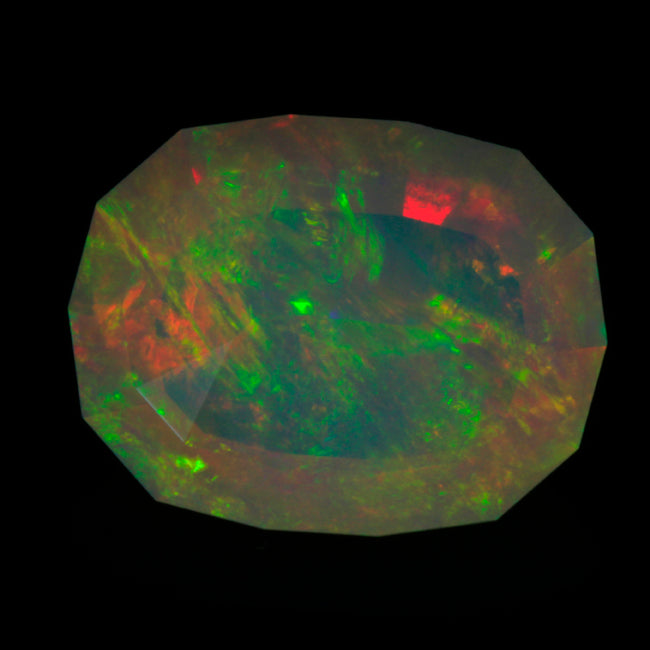 Faceted Welo Opal Weighs 9.24 Carats