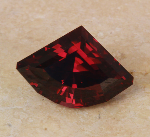 Rhodolite Garnet Has Great Color and Weighs 5.38 Carats.