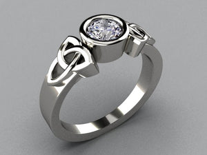 Celtic Infinite Love Engagement Ring