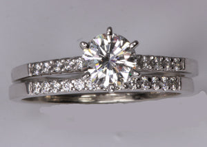 White Gold Engagement Ring for Any Shape or Size Diamond
