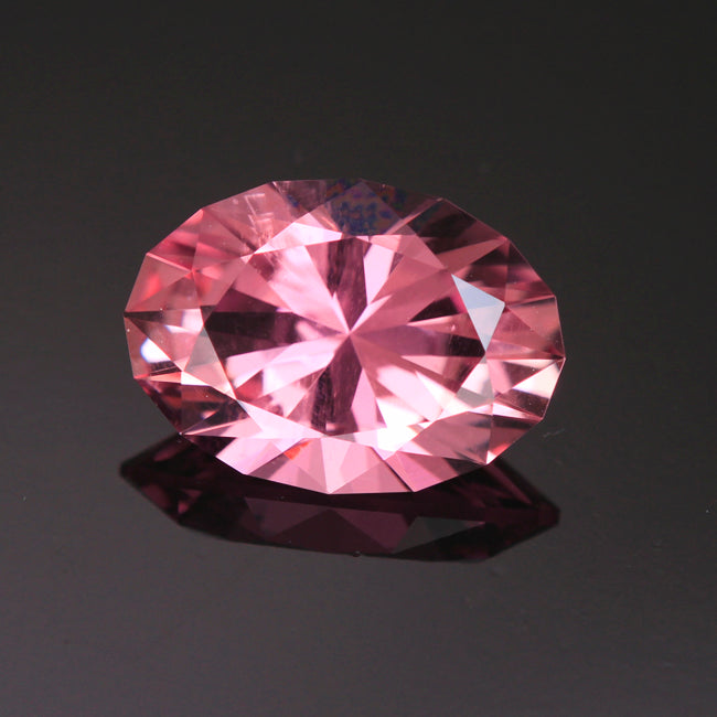 Pink tourmaline weighs 4.04 carats