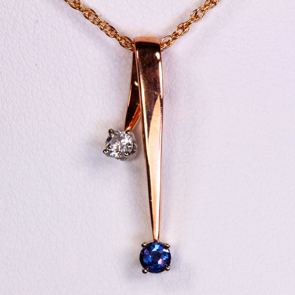 Alexandrite Pendant .18 Carat