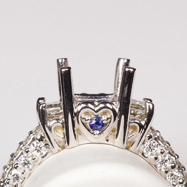 Ladies White Gold Ring Designed By Christopher Michael
