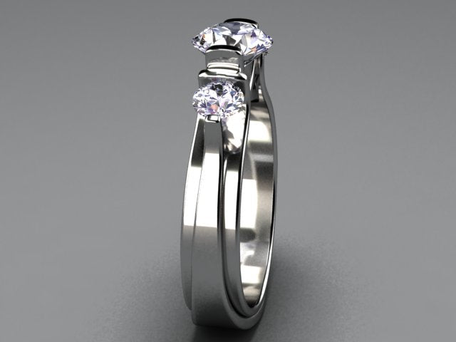 Diamond Three Stone Ring 1.50 Carats