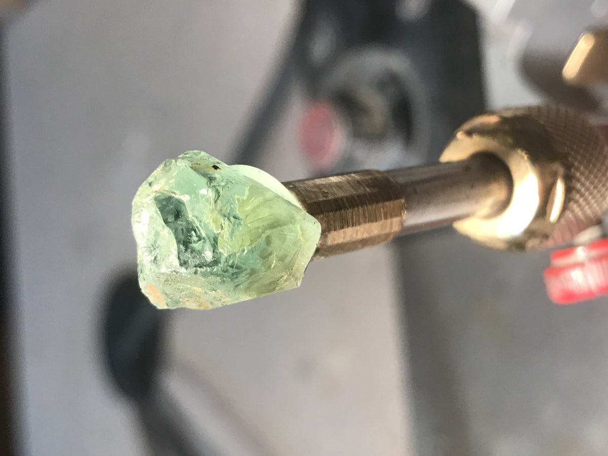 Blue Green Shield Tourmaline Gemstone 6.84 Carats