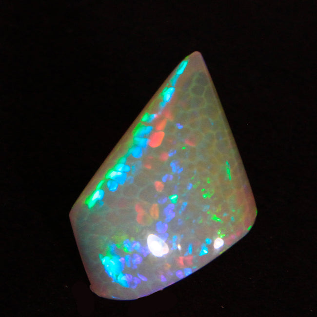 Dramatic Colors Freeform Opal Gemstone  From Welo Ethiopia 
