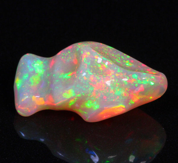Freeform Carved Welo Opal 9.54 Carat