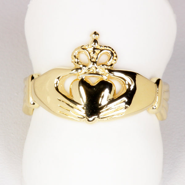 Estate 14kt Yellow Gold Claddagh Ring