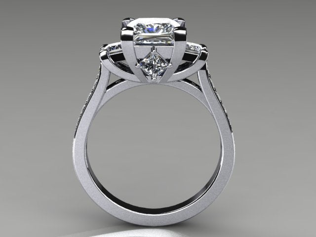 Diamond Bridal Set Designed By Christopher Michael