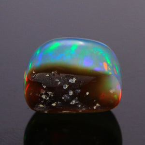 Vivid Colors Loaf Cut Cabochon Welo Opal Gemstone 11.15 Carats