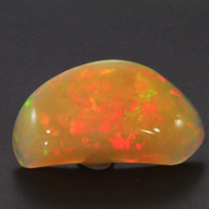 Orange Color Cabochon Welo Opal