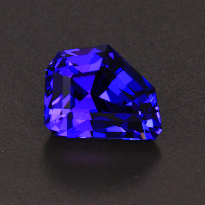 Blue Violet Stepped Polygon Tanzanite Gemstone 6.04 Carats
