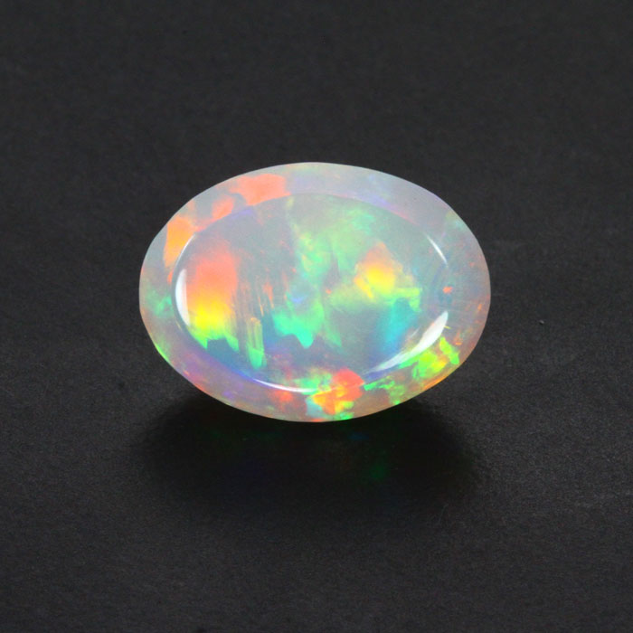 Race Track Oval Cabochon Welo Opal Gemstone 6.80 Carats