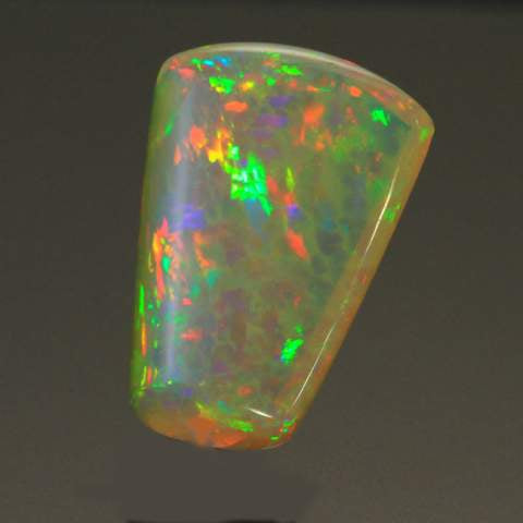Vivid Colors Freeform Cabochon Welo Opal Gemstone 15.0 Carats