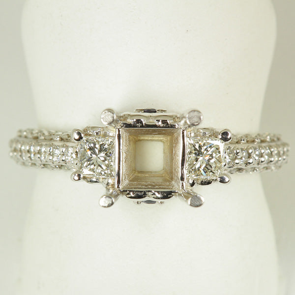 Ladies White Gold Ring Designed By Christopher Michael