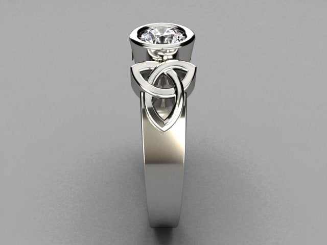 Celtic Infinite Love Engagement Ring