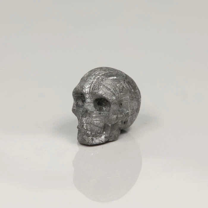 6.85g Etched Iron Meteorite Skull Carving*
