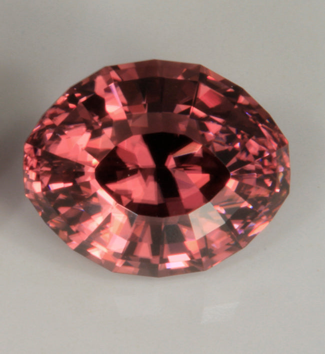 Imperial Zircon Stepped Oval 7.57 Carats