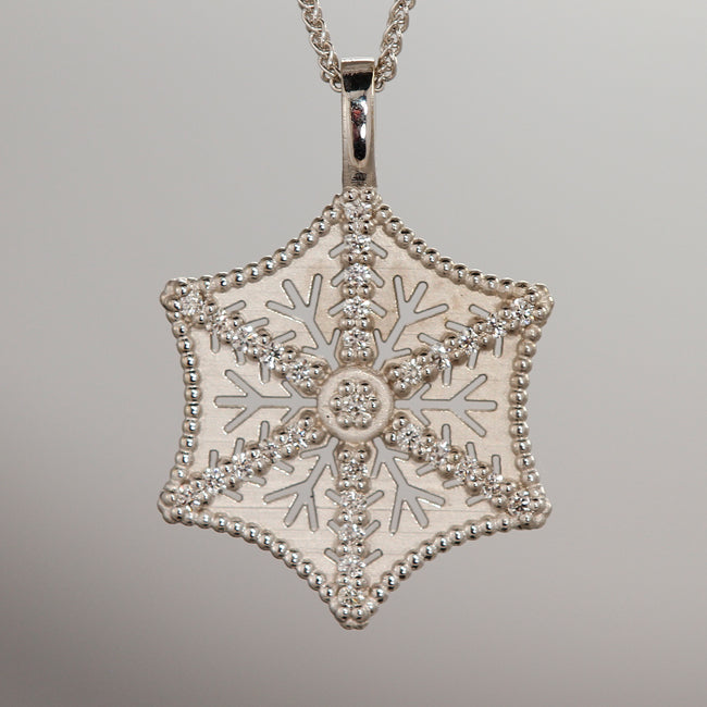 Christopher Michael Snowflake Pendant