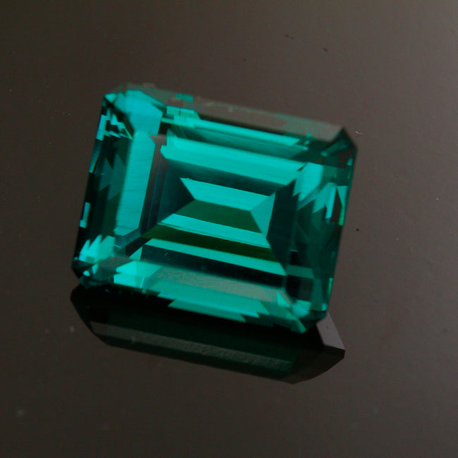 Emerald Cut Apatite Weighs 11 Carats