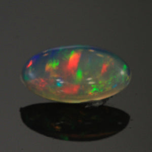 Vivid Colors Oval Welo Opal Gemstone 2.96 Carats