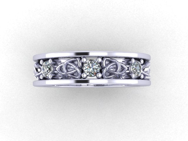 Celtic Wedding Band Designed By Christopher Michael