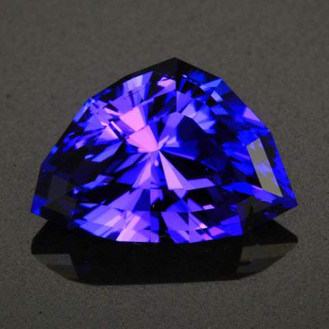 Blue Violet Shield Tanzanite Gemstone 8.60 Carats