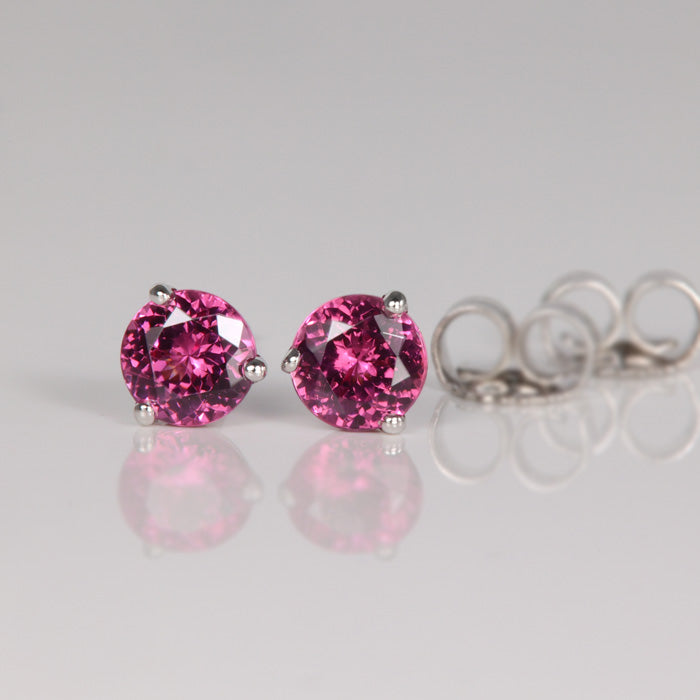 Umbalite Garnet Stud Earrings