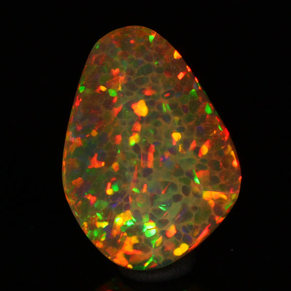 Black Opal From Wello Ethiopia Weighs 7.62 Carats