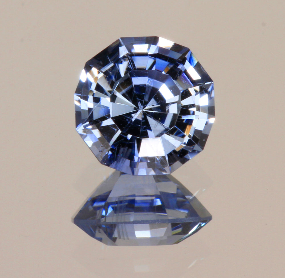 Blue Sapphire 1.20 Carat Precision Cut Round