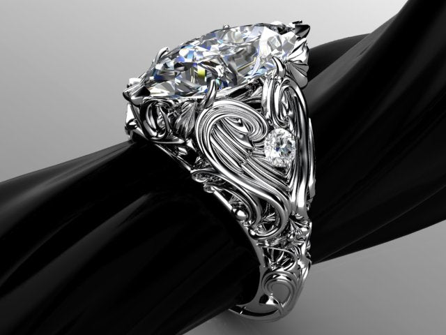 Michael M 18k Rose Gold Strada Engagement Ring | Ballantyne Jewelers