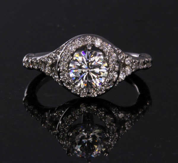 Ladies' White Gold Diamond Ring