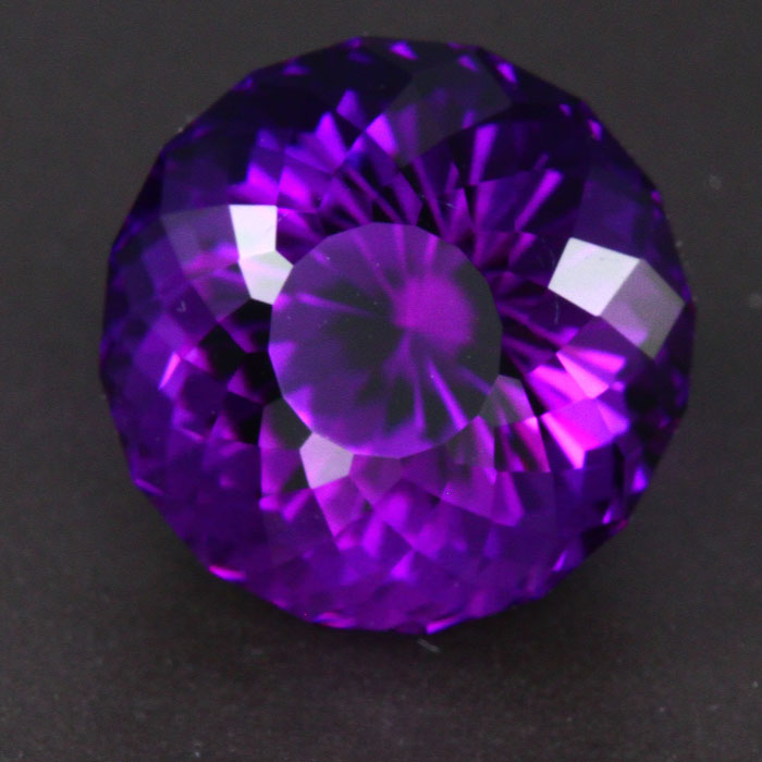 Purple Round Portuguese Rwanda Amethyst Gemstone 14.68 Carats