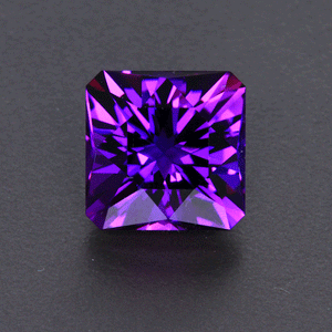 Purple Rwanda Square Brilliant Amethyst Gemstone 9.60 Carats