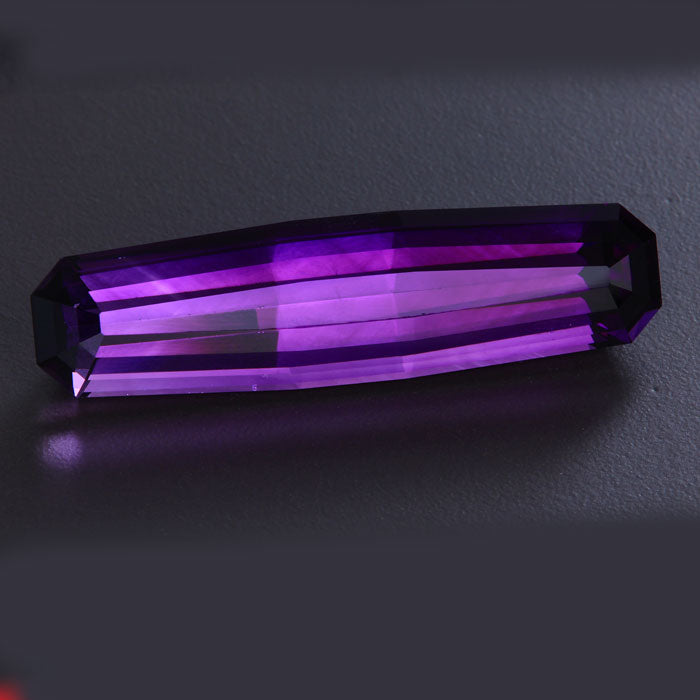 Modified Emerald Cut Amethyst