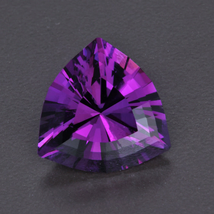 Purple  Trilliant Cut Bahia Brazil Amethyst Gemstone 10.17 Carats