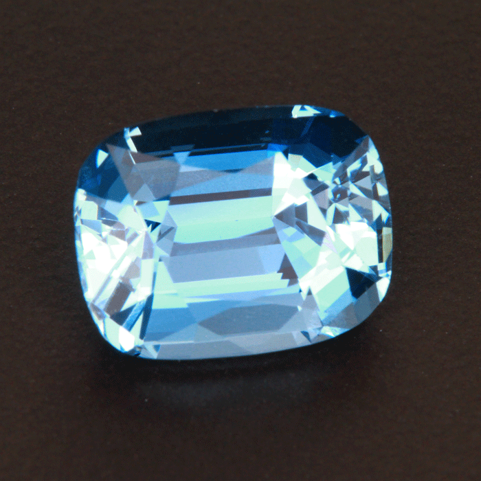 DEAL OF THE DAY  CODE: FLASH25 Antique Cushion Aquamarine Gemstone 5.10 Carats