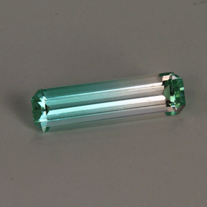 BI-Color Emerald Cut Tourmaline Gemstone 2.38 Carats