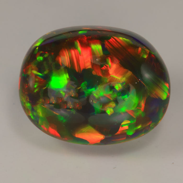 (ON HOLD BRD) Oval Black Cabochon Opal Gemstones 19.13cts