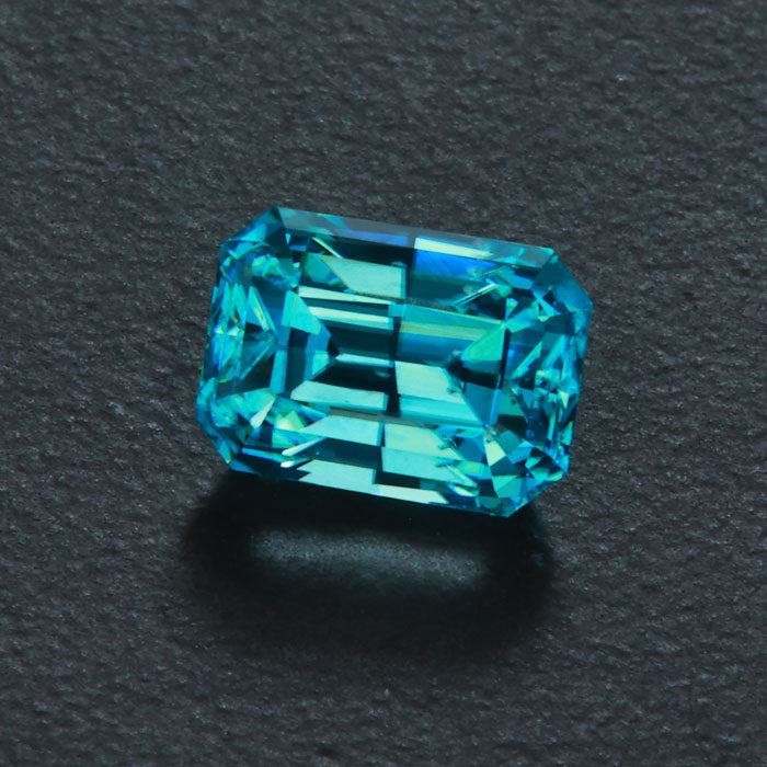 Emerald Cut  Zircon Gemstone 4.01 Carats