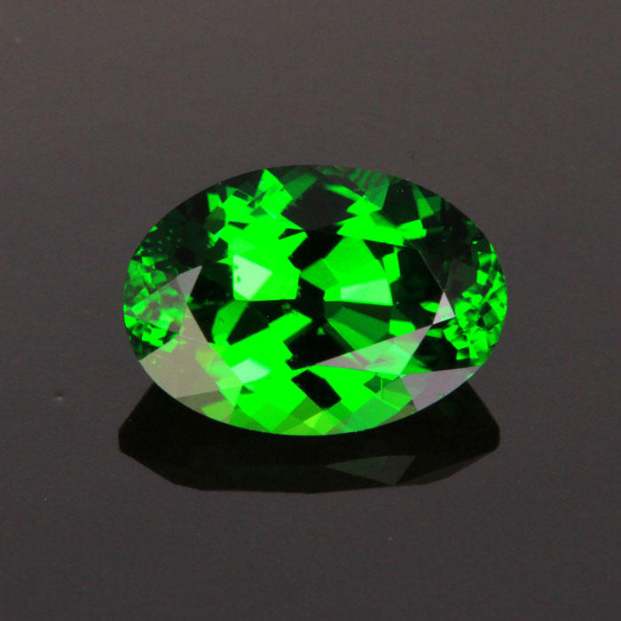 Green Oval Chrome Tourmaline Gemstone 2.02 Carats