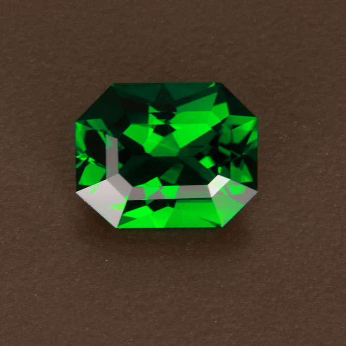 Emerald Cut Chrome Tourmaline Gemstone 2.85 Carats