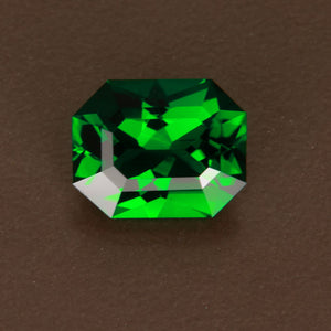 Emerald Cut Chrome Tourmaline Gemstone 2.85 Carats