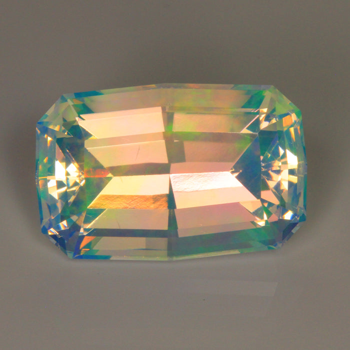 Crystal Stepped Antique Cushion Opal 31.12 Carats