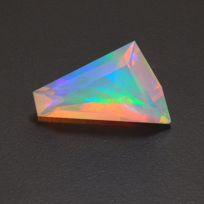 Faceted Freeform Welo Opal Gemstone